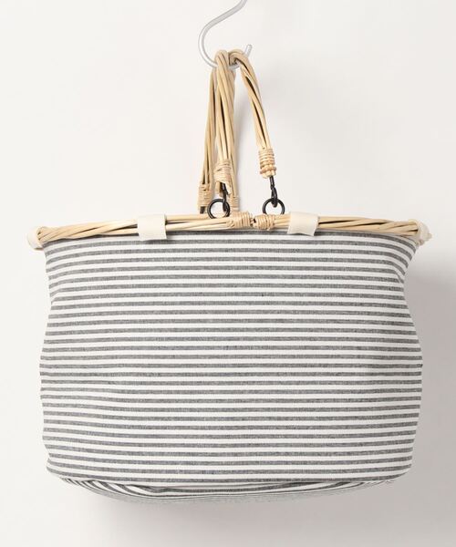 LBC（エルビーシー）の「レユール・クーラーバスケット（エコバッグ/サブバッグ・レディース・ブラック/ベージュ・FREE）」の2枚目の写真