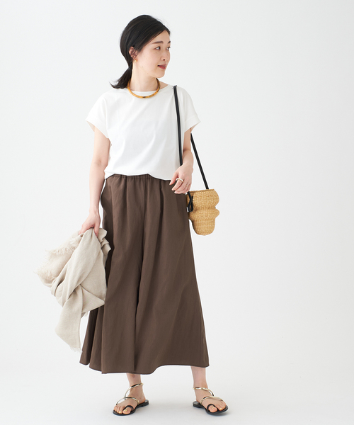 journal standard L'essage（ジャーナルスタンダードレサージュ）の「60/3フレンチTシャツ（Tシャツ/カットソー・レディース・ホワイト/グレー/ブラウン系その他・FREE）」の14枚目の写真