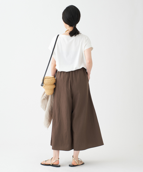 journal standard L'essage（ジャーナルスタンダードレサージュ）の「60/3フレンチTシャツ（Tシャツ/カットソー・レディース・ホワイト/グレー/ブラウン系その他・FREE）」の16枚目の写真