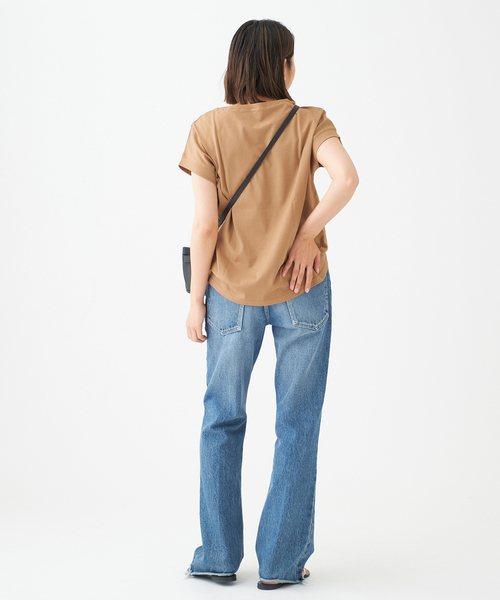 journal standard L'essage（ジャーナルスタンダードレサージュ）の「60/3フレンチTシャツ（Tシャツ/カットソー・レディース・ホワイト/グレー/ブラウン系その他・FREE）」の22枚目の写真