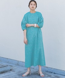 KBF | クロスタックスリーブロングワンピース(ワンピース)