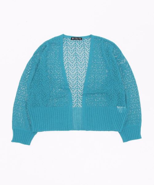 ELVENCE DEUX（エルベンスドゥ）の「スカシショートＣＤ（カーディガン/ボレロ・レディース・ダークブラウン/ベージュ/グリーン・FREE）」の16枚目の写真
