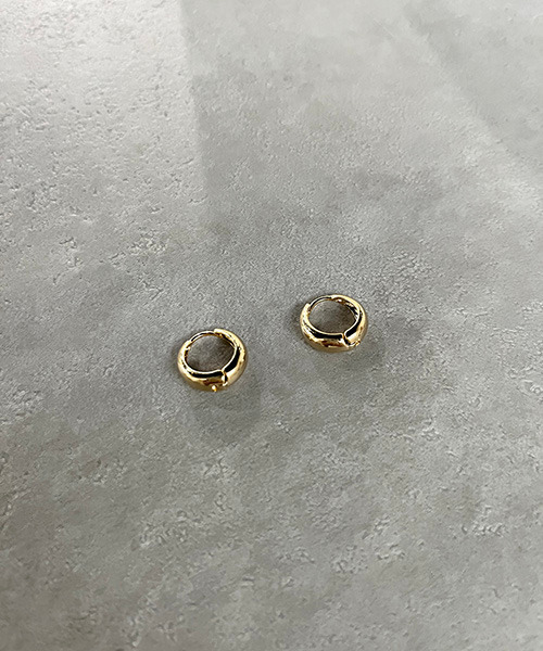 VENCEEXCHANGE（ヴァンスエクスチェンジ）の「シンプルフープピアス（ピアス（両耳用）・レディース・シルバー/ゴールド・FREE）」の7枚目の写真