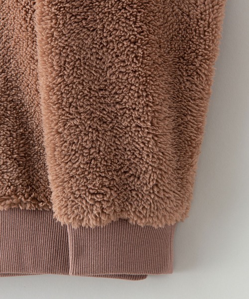 OUTDOOR PRODUCTS(アウトドアプロダクツ)の「【OUTDOOR PRODUCTS/アウトドアプロダクツ】防風ボアトレーナー クルーネック ワンポイントブランドロゴ(スウェット・メンズ・グレー/ベージュ/アイボリー/ブラック・LARGE/X-LARGE/MEDIUM)」の13枚目の写真