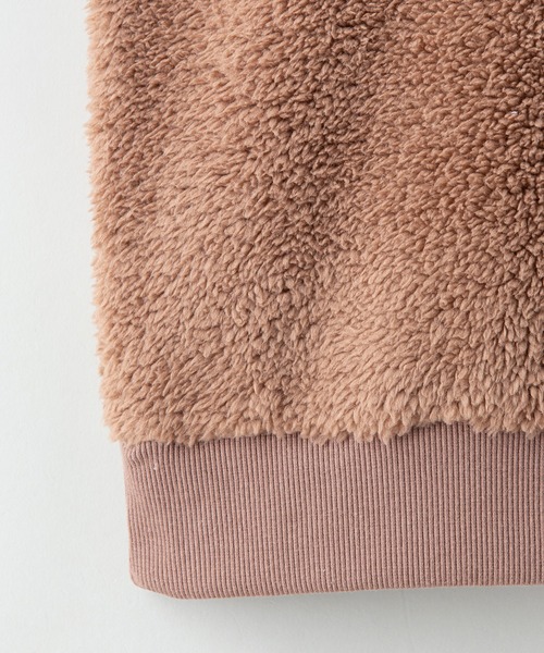 OUTDOOR PRODUCTS(アウトドアプロダクツ)の「【OUTDOOR PRODUCTS/アウトドアプロダクツ】防風ボアトレーナー クルーネック ワンポイントブランドロゴ(スウェット・メンズ・グレー/ベージュ/アイボリー/ブラック・LARGE/X-LARGE/MEDIUM)」の14枚目の写真