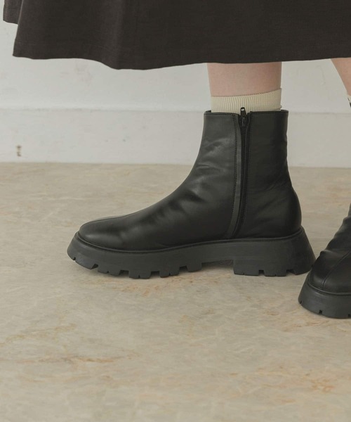 RODE SKO(ロデスコ)の「4センチオーバーソールブーツ(ブーツ・レディース・ブラック/グレー系その他・38/36/37)」の21枚目の写真