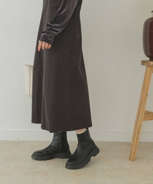 RODE SKO(ロデスコ)の「4センチオーバーソールブーツ(ブーツ・レディース・ブラック/グレー系その他・38/36/37)」の9枚目の写真