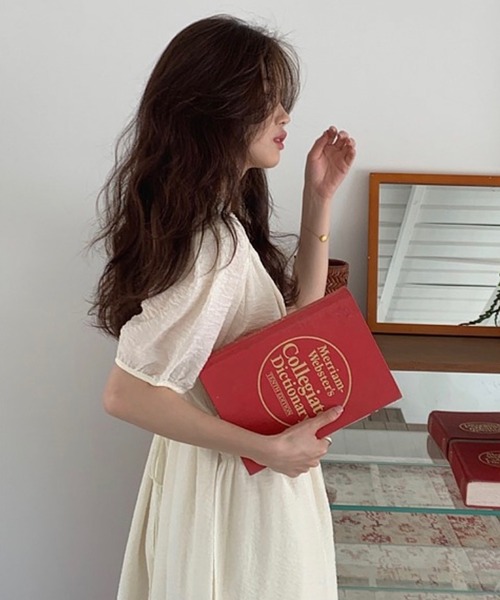 Cham.（チャム）の「カシュクールギャザーワンピース（ワンピース・レディース・アイボリー・F）」の11枚目の写真