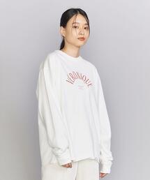 BEAUTY&YOUTH UNITED ARROWS | ロゴプリント ルーズ ロングスリーブ Tシャツ(Tシャツ/カットソー)