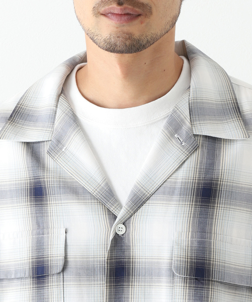 JOURNAL STANDARD(ジャーナルスタンダード)の「メンリヨセル ツイル H/S CPO(シャツ/ブラウス・メンズ・ベージュ/ネイビー/ラスタ・MEDIUM/LARGE)」の8枚目の写真