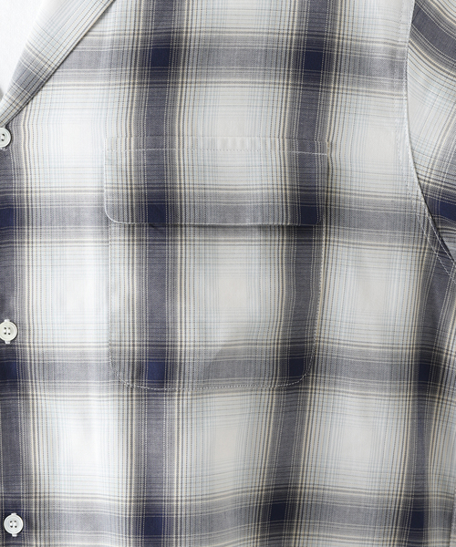 JOURNAL STANDARD(ジャーナルスタンダード)の「メンリヨセル ツイル H/S CPO(シャツ/ブラウス・メンズ・ベージュ/ネイビー/ラスタ・MEDIUM/LARGE)」の12枚目の写真