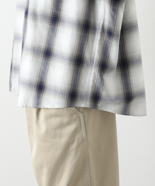 JOURNAL STANDARD(ジャーナルスタンダード)の「メンリヨセル ツイル H/S CPO(シャツ/ブラウス・メンズ・ベージュ/ネイビー/ラスタ・MEDIUM/LARGE)」の14枚目の写真