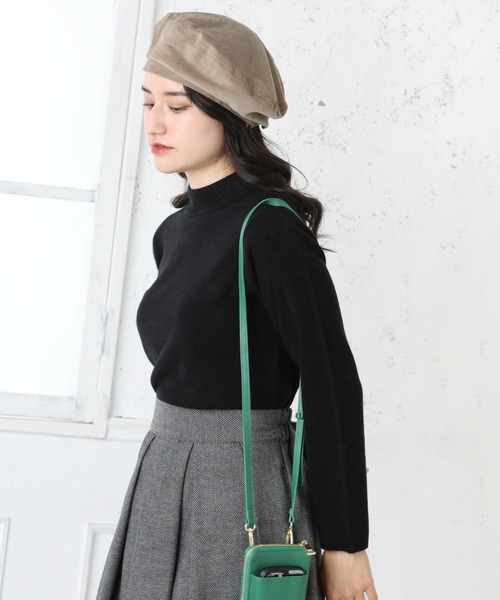 QUEENHEAD（クイーンヘッド）の「コーデュロイ ハンティングベレー帽（ハンチング/ベレー帽・レディース・ブラック/ライトブラウン/ライトベージュ・FREE）」の18枚目の写真