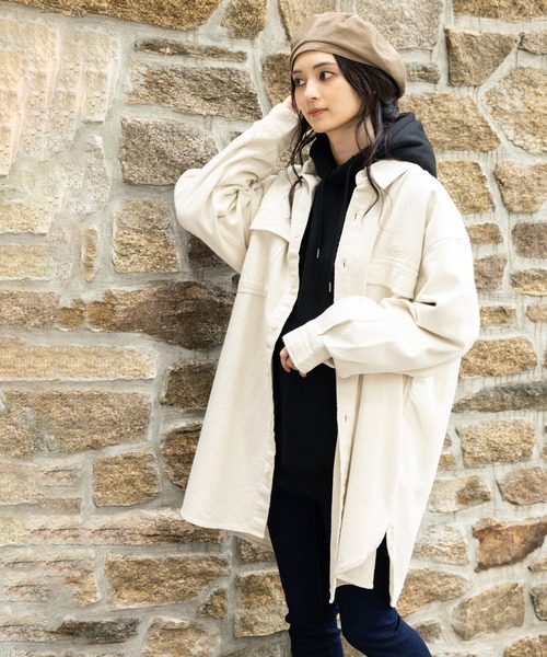 QUEENHEAD（クイーンヘッド）の「コーデュロイ ハンティングベレー帽（ハンチング/ベレー帽・レディース・ブラック/ライトブラウン/ライトベージュ・FREE）」の16枚目の写真