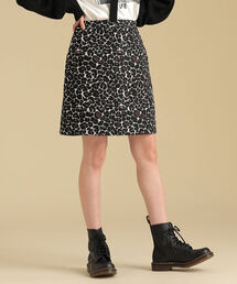 Ray BEAMS | Ray BEAMS / ヒョウ柄 ジャカード ミニスカート(スカート)