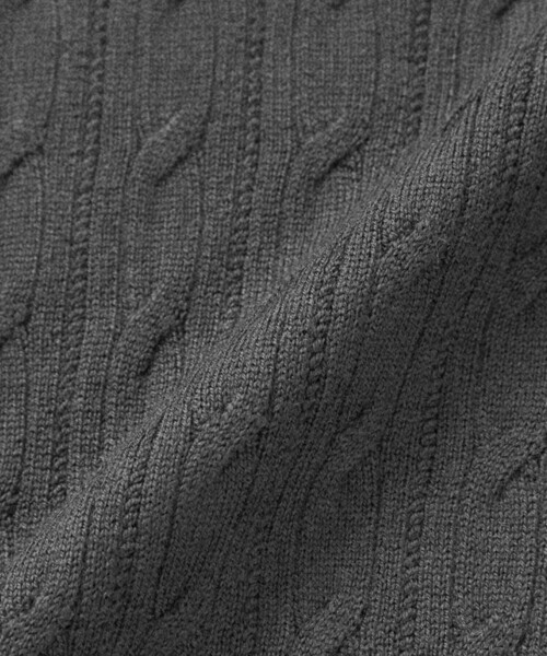 MACKINTOSH LONDON（マッキントッシュ ロンドン）の「ケーブルクルーネックニット（ニット/セーター・メンズ・グレー系その他2/ブラウン系その他7/ダークネイビー・XL/M/L）」の12枚目の写真