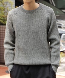 Vincent et Mireille/バンソンエミレイユ 8GG AZE CREW NECK SWETER セーター クルーネックニット