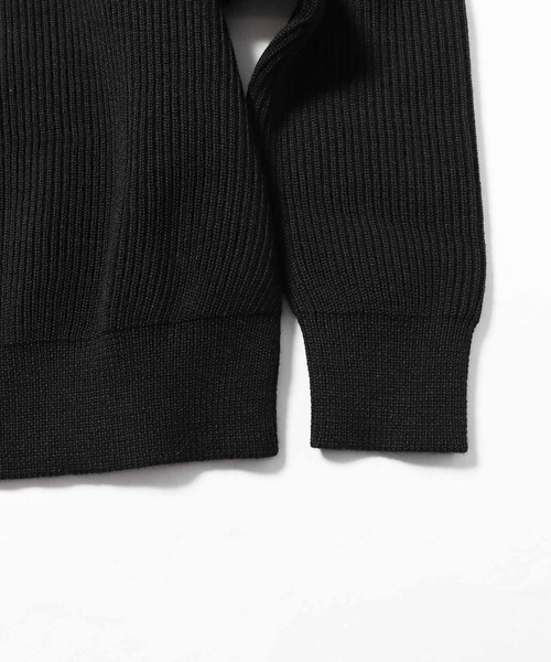 Vincent et Mireille（バンソンエミレイユ）の「Vincent et Mireille/バンソンエミレイユ 8GG AZE CREW NECK SWETER セーター クルーネックニット（ニット/セーター・メンズ・ダークグリーン/ブラック/ネイビー/グレー/ナチュラル・36/40/42）」の8枚目の写真