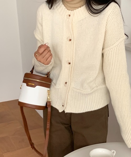 ECLIN（エクラン）の「2WAYバニティバッグ ショルダーバッグ（ショルダーバッグ・レディース・ブラック/ブラウン/ブラック系その他・FREE）」の7枚目の写真