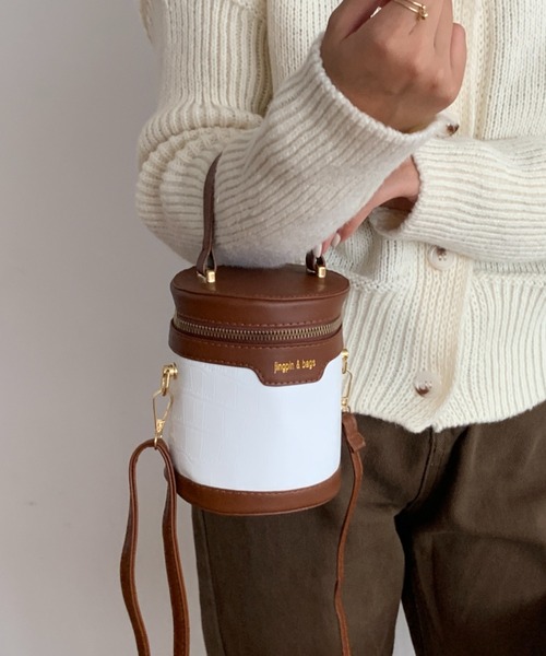 ECLIN（エクラン）の「2WAYバニティバッグ ショルダーバッグ（ショルダーバッグ・レディース・ブラック/ブラウン/ブラック系その他・FREE）」の8枚目の写真