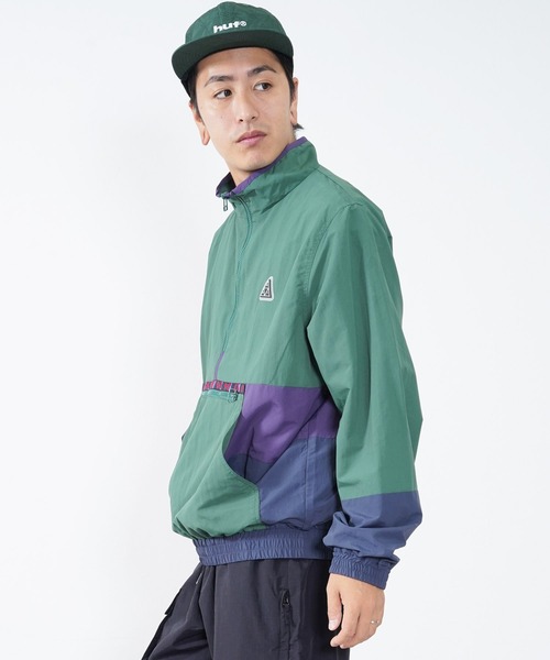 セール】HUF(ハフ) ハーフジップ 配色 アノラックジャケット(ナイロンジャケット)|HUF(ハフ)のファッション通販 - ZOZOTOWN セール】HUF(ハフ) ハーフジップ 配色 アノラックジャケット(ナイロンジャケット)|HUF(ハフ)のファッション通販 - ZOZOTOWN