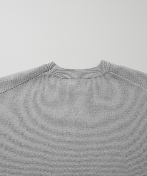 CALLNE(カルネ)の「【CALLNE】Milano Rib Oversize Wool Blend Knit/ミラノリブ オーバーサイズ ウールブレンドニット(ニット/セーター・メンズ・シルバーグレー/チャコールグレー/グレー・M/L)」の9枚目の写真