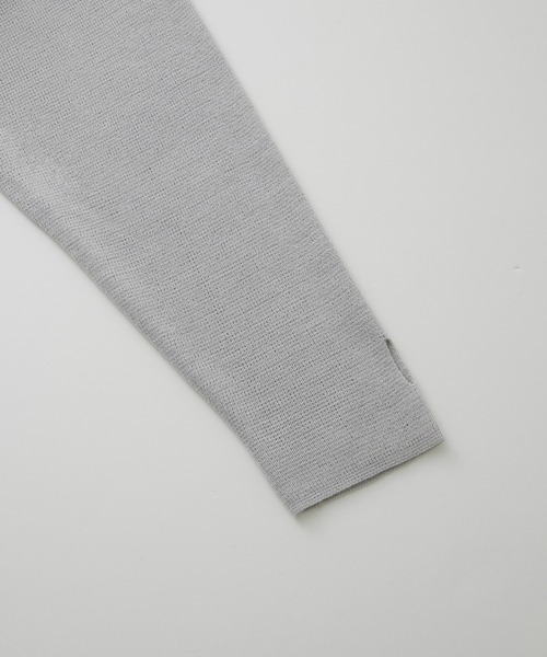 CALLNE(カルネ)の「【CALLNE】Milano Rib Oversize Wool Blend Knit/ミラノリブ オーバーサイズ ウールブレンドニット(ニット/セーター・メンズ・シルバーグレー/チャコールグレー/グレー・M/L)」の10枚目の写真