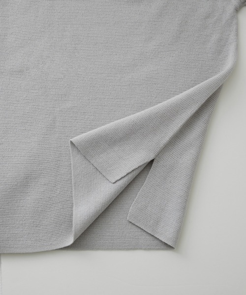 CALLNE(カルネ)の「【CALLNE】Milano Rib Oversize Wool Blend Knit/ミラノリブ オーバーサイズ ウールブレンドニット(ニット/セーター・メンズ・シルバーグレー/チャコールグレー/グレー・M/L)」の11枚目の写真