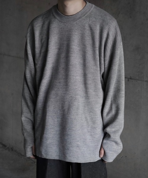 CALLNE】Milano Rib Oversize Wool Blend Knit/ミラノリブ