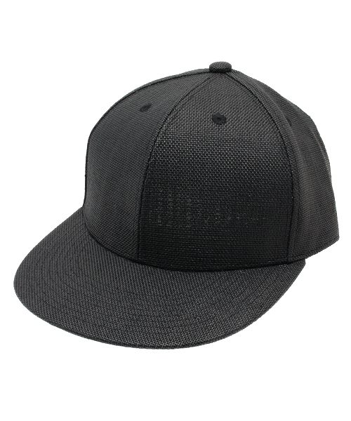 KIJIMA TAKAYUKI(キジマ タカユキ)の「KIJIMA TAKAYUKI paper cloth baseball cap(キャップ・メンズ・ブラック・2/3)」の1枚目の写真