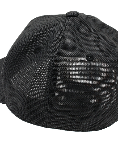 KIJIMA TAKAYUKI(キジマ タカユキ)の「KIJIMA TAKAYUKI paper cloth baseball cap(キャップ・メンズ・ブラック・2/3)」の5枚目の写真