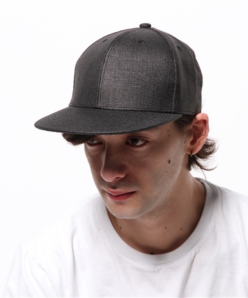 KIJIMA TAKAYUKI(キジマ タカユキ)の「KIJIMA TAKAYUKI paper cloth baseball cap(キャップ・メンズ・ブラック・2/3)」の8枚目の写真