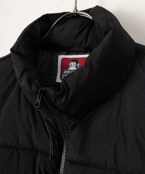 BEN DAVIS（ベンデイビス）の「【BENDAVIS／ベンデイビス】PUFER BEST/ロゴワンポイント中綿ベスト/フェイクダウンベスト（ダウンベスト・メンズ・ホワイト/ブラック・M/L/XL）」の5枚目の写真