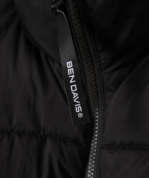 BEN DAVIS（ベンデイビス）の「【BENDAVIS／ベンデイビス】PUFER BEST/ロゴワンポイント中綿ベスト/フェイクダウンベスト（ダウンベスト・メンズ・ホワイト/ブラック・M/L/XL）」の8枚目の写真