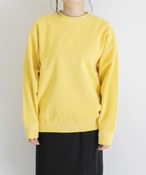 COOME（コーメ）の「COOME　VINTAGE CREW SWEAT SHIRTS（スウェット・レディース・グレー/イエロー/ダークグレー・LARGE/SMALL）」の8枚目の写真
