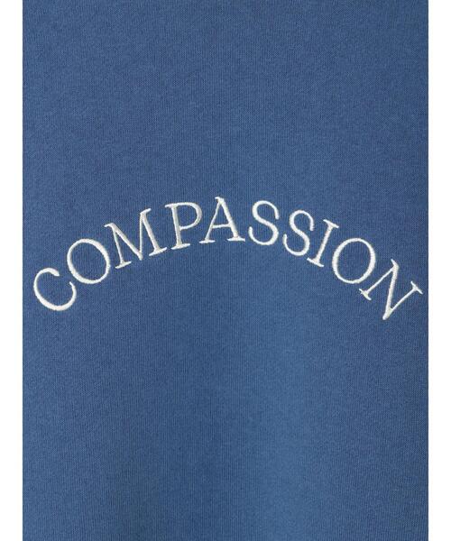 Samansa Mos2 blue（サマンサモスモスブルー）の「刺繍ロゴスウェット（Tシャツ/カットソー・レディース・ベージュ/オフホワイト/ブルー/グリーン・ﾌﾘ-）」の20枚目の写真