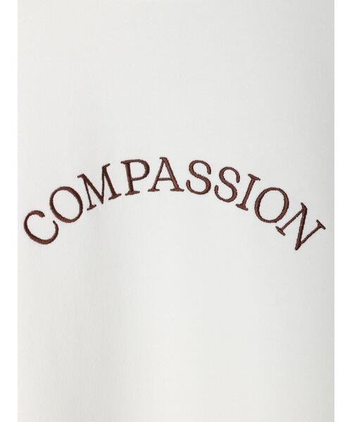 Samansa Mos2 blue（サマンサモスモスブルー）の「刺繍ロゴスウェット（Tシャツ/カットソー・レディース・ベージュ/オフホワイト/ブルー/グリーン・ﾌﾘ-）」の21枚目の写真