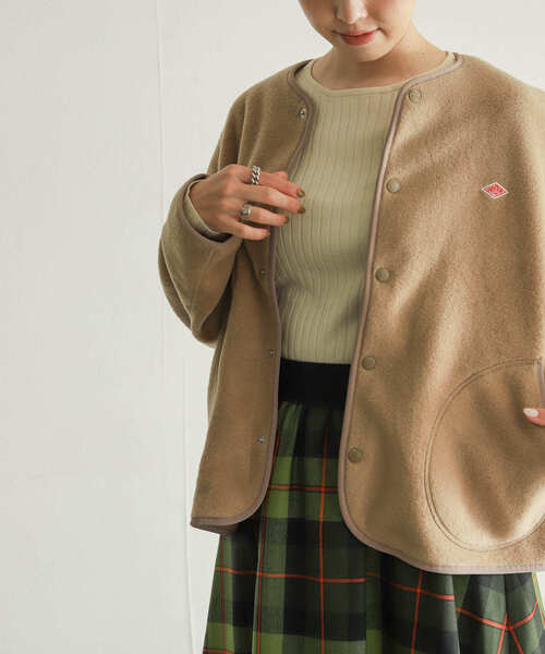 DANTON（ダントン）の「DANTON FLEECE COLLARLESS JACKET（ブルゾン