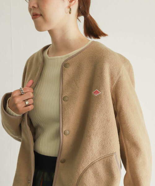 DANTON（ダントン）の「DANTON FLEECE COLLARLESS JACKET（ブルゾン