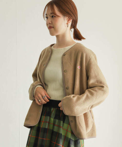 DANTON（ダントン）の「DANTON FLEECE COLLARLESS JACKET（ブルゾン