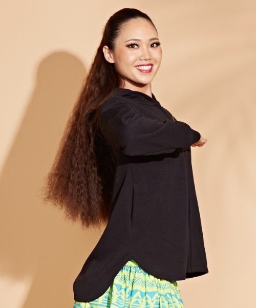 ティアレシャギージップパーカ ❤︎ マウナロア マウナロア Maunaloa ティアレシャギージップパーカ