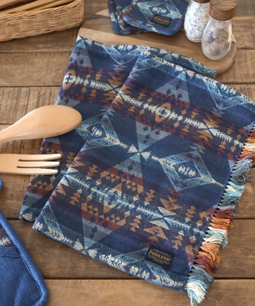 BAYFLOW(ベイフロー)の「【PENDLETON(ペンドルトン)】フリンジランチョンマット2P(ランチョンマット/テーブルウェア・レディース・ブルー/レッド・0)」の2枚目の写真
