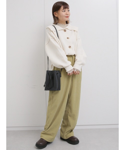 ehka sopo（エヘカソポ）の「シアーチェックハイネックカットソー（Tシャツ/カットソー・レディース・ベージュ/ピンク/グレー・ﾌﾘ-）」の9枚目の写真