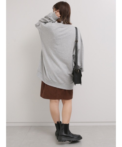 ehka sopo（エヘカソポ）の「シアーチェックハイネックカットソー（Tシャツ/カットソー・レディース・ベージュ/ピンク/グレー・ﾌﾘ-）」の19枚目の写真