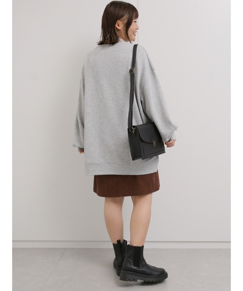 ehka sopo（エヘカソポ）の「シアーチェックハイネックカットソー（Tシャツ/カットソー・レディース・ベージュ/ピンク/グレー・ﾌﾘ-）」の20枚目の写真