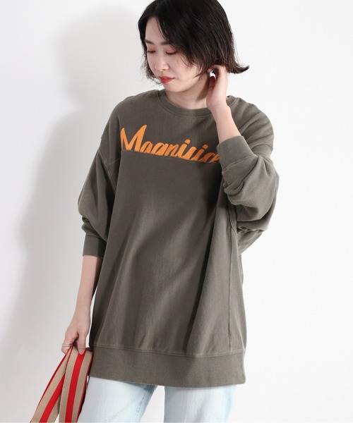 cepo（セポ）の「ヴィンテージライク ロゴビッグスウェット（Tシャツ/カットソー・レディース・チャコール/ベージュ・M）」の3枚目の写真