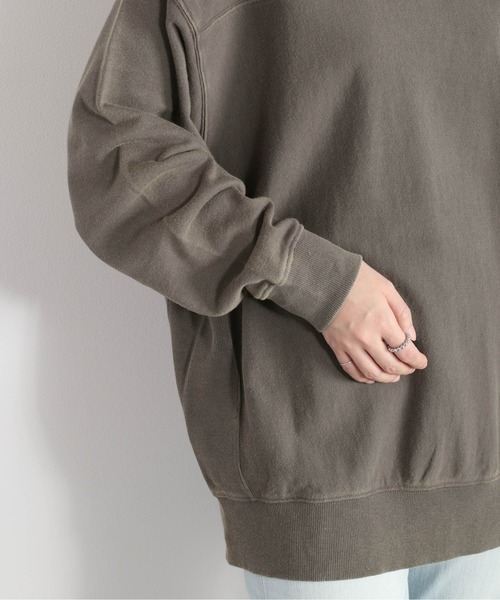 cepo（セポ）の「ヴィンテージライク ロゴビッグスウェット（Tシャツ/カットソー・レディース・チャコール/ベージュ・M）」の12枚目の写真