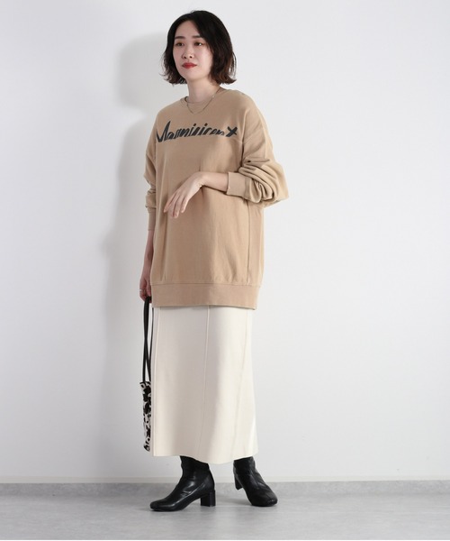 cepo（セポ）の「ヴィンテージライク ロゴビッグスウェット（Tシャツ/カットソー・レディース・チャコール/ベージュ・M）」の19枚目の写真