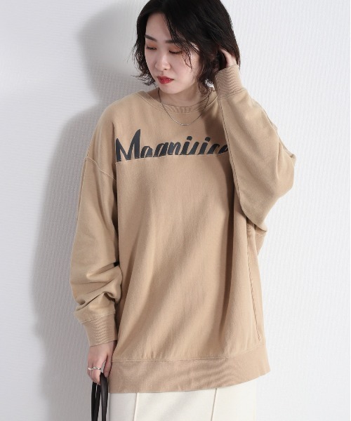 cepo（セポ）の「ヴィンテージライク ロゴビッグスウェット（Tシャツ/カットソー・レディース・チャコール/ベージュ・M）」の16枚目の写真