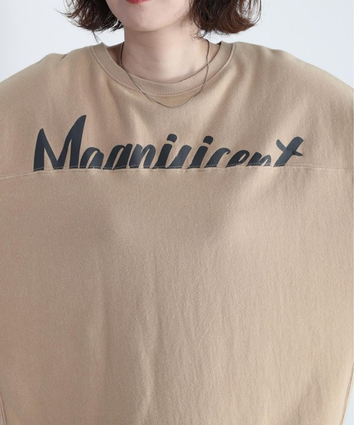 cepo（セポ）の「ヴィンテージライク ロゴビッグスウェット（Tシャツ/カットソー・レディース・チャコール/ベージュ・M）」の22枚目の写真
